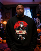 Big & Tall Men's Halloween Will Kill For Food  Long Sleeve Sweatshirt